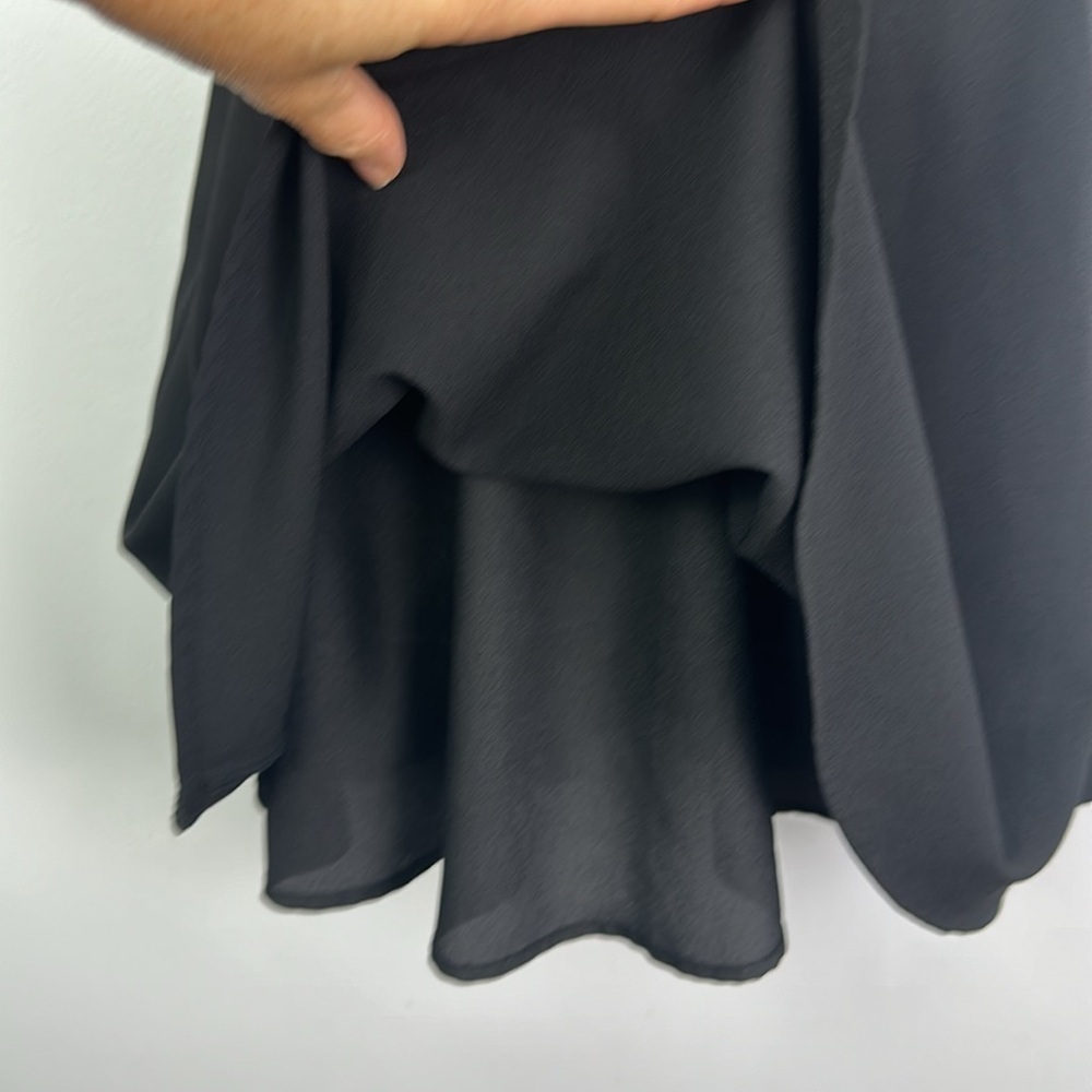 NBD X Naven Twins Back It Up Mini Dress Size S Black Lined One Shoulder Edgy - Picture 7 of 16
